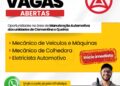 Clealco está com vagas abertas para contratação imediata na área de manutenção automotiva em Queiroz e Clementina