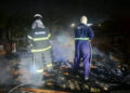 Incêndio destrói residência abandonada em Bastos