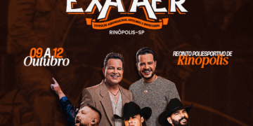 EXAAER 2025:  Fernandinho, João Neto & Frederico e US Agroboy em Rinópolis com entrada franca