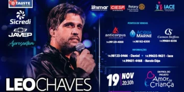 Marília recebe show especial de Léo Chaves dia 19 de novembro