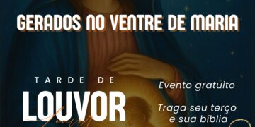 Grupo de Oração promove Tarde de Louvor inspirada na devoção à Virgem Maria neste domingo