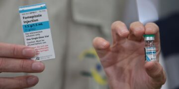 São Paulo recebe 288 unidades do antídoto fomepizol para tratar intoxicações por metanol