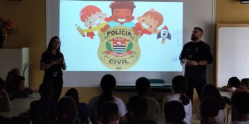 POLÍCIA CIVIL DE IACRI MINISTRA PALESTRAS SOBRE OS RISCOS DO USO EXECESSIVO DE INTERNET E CELULARES POR CRIANÇAS