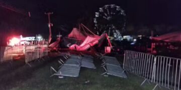 Regente Feijó: Temporal com ventos de 95 km/h