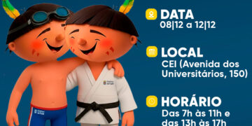 Rematrículas para Natação e Judô começam dia 8 de dezembro em Tupã