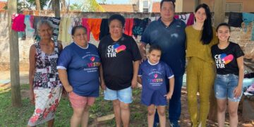 Projeto CEVESTIR leva Varal Solidário a Arco-Íris e beneficia moradores com cerca de 300 peças de roupas