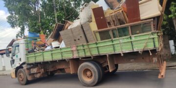 Ação de coleta de materiais inservíveis percorre distritos