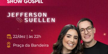 Duo gospel Jefferson e Suellen é atração especial do Natal de Luz