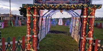 Jardim Casari cria Bosque Iluminado e se transforma em uma encantadora vila de Natal